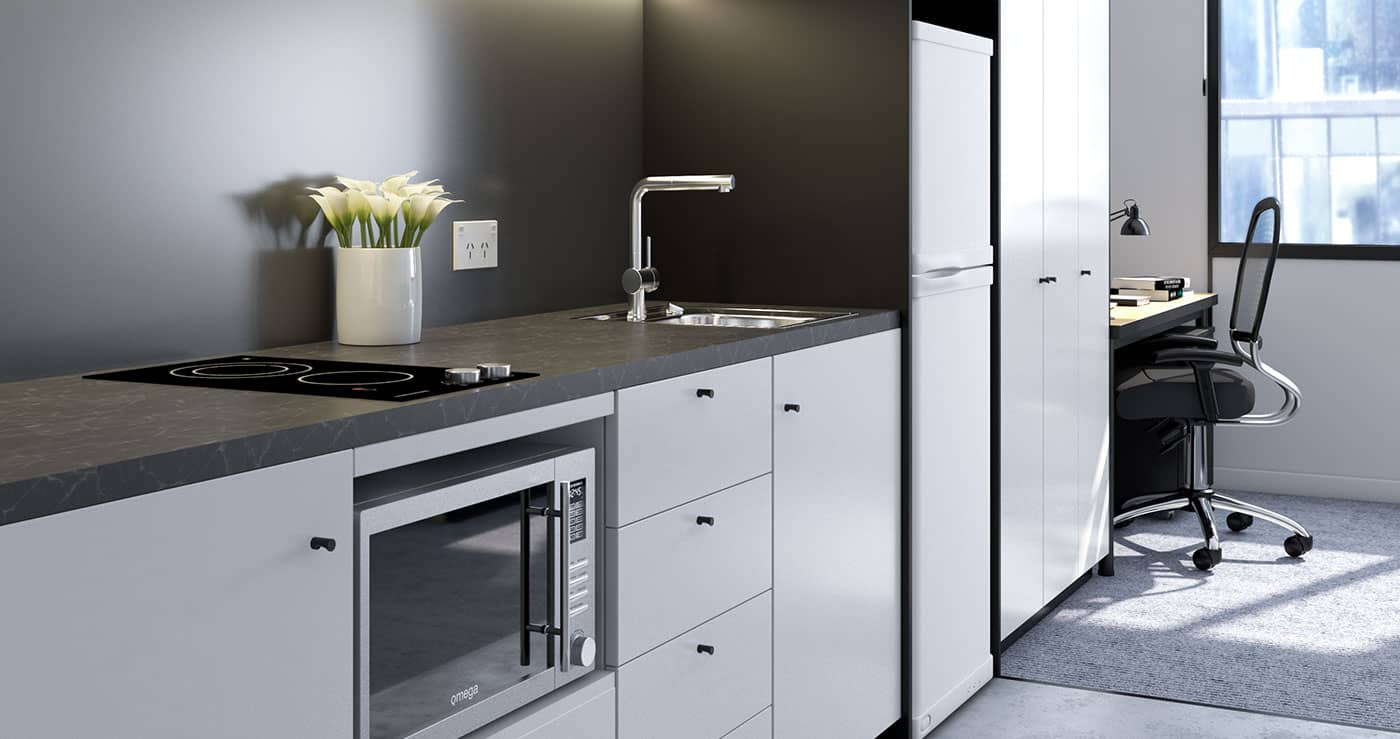 Iglu South Yarra Premium Studio Apartment Layout 1